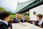 Dampfschifffahrt mit den Kruzianern am 14. Juni 2014.